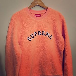 Supreme polortec sweatshirt